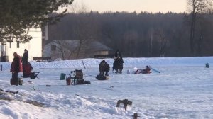 поимка форели на жерлицу