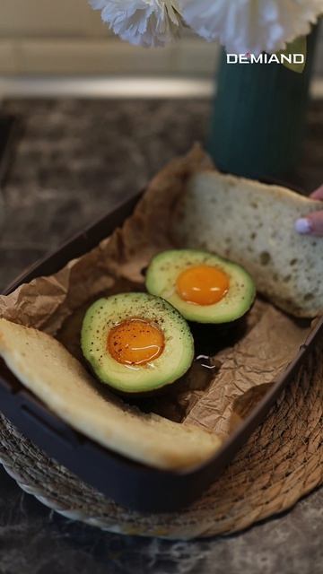 Божественный сбалансированный завтрак с авокадо😍