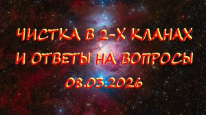ЧИСТКА 2-Х КЛАНОВ 08.03.2026 И ОТВЕТЫ НА ВОПРОСЫ ПО ТОРИЮ