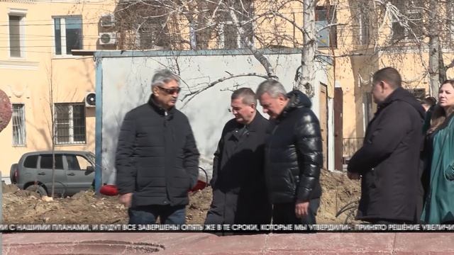 Андрей Бочаров провел рабочую поездку по объектам благоустройства в центре Волгограда смотреть онлайн