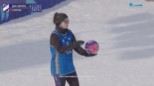 Петербургская команда «Динамо- Аврора» победила в Кубке России по волейболу на снегу