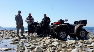Хасанский район  полуостров Краббе 2014  на 4 гризли YAMAHA  ПРОХВАТ ПО ХАСАНСКИМ СОПКАМ