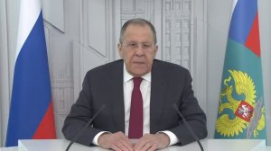 Видеообращение С.Лаврова к участникам Московской конференции по нераспространению