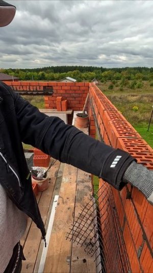 Армирование облицовочной кладки арматурной сеткой