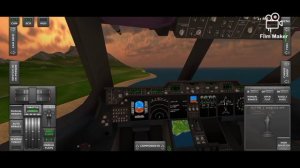 как взлететь и посадить самолёт в авиасимуляторе Turboprop flight simulator