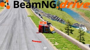 Безумный спуск на полной скорости! | BeamNG.drive: Эпичные аварии и тест скорости