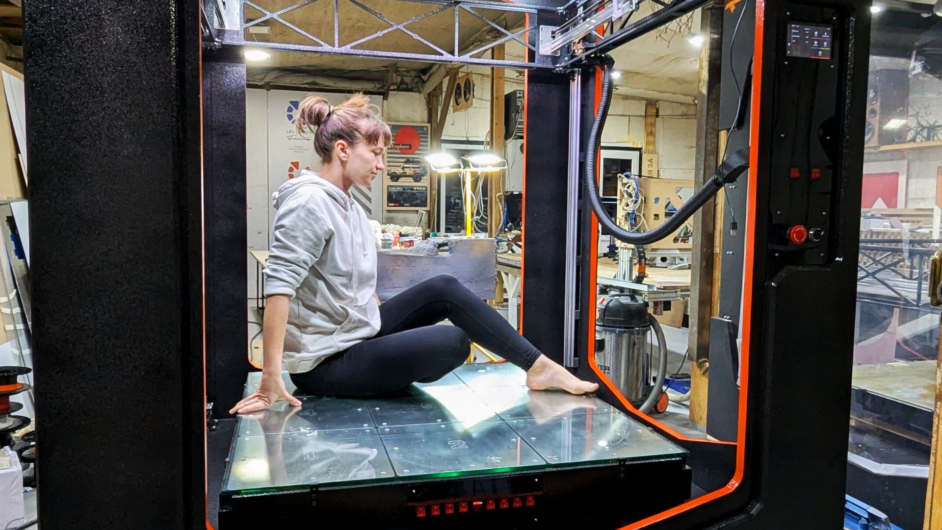 3д принтер 1х1х1м распаковка