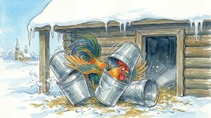 ❄️ Однажды в заснеженной деревне случилась странная история…