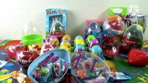 surprise eggs with candy inside