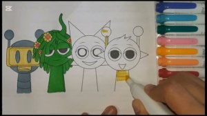 СПРУНКИ РАССКРАСКА: РАССЛАБЛЯЮЩЕЕ ВИДЕО-РАСКРАШИВАЕМ СПРУНКИ ФЛОМАСТЕРАМИ РЕАКЦИЯ