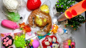 АСМР Распаковка сквишей 😍 Таба СКВИШИ силиконовые антистрессы 💥 жмякаю Таба СКВИШИ 🫶🏻