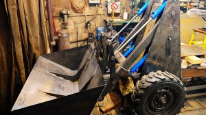 Погрузчик с мостами УАЗ. Стрела