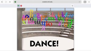 ĉoptic alphabet dancing