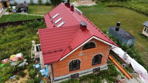 Как сделать двускатную крышу с ендовой.