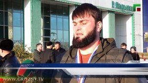 В Грозном встретили серебряного призёра G-2 U. S. OPEN по тхэквондо Билала Яхьяева