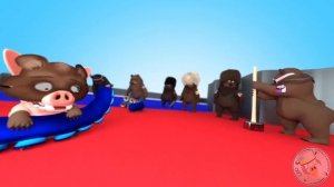 Конфликт между Соединёнными Штатами Америки, НАТО и Россией, представленный в формате мультфильма.