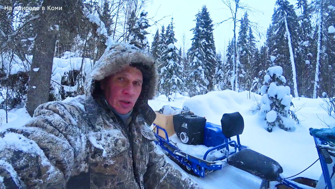 Закрыл все капканы на куницу. Погода штормит. Беглец снова убежал! 4 серия