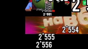 вибух швидкість від 2^551 до 2^560