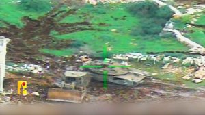 استهداف دبابة "ميركافا" التابعة للجيش الإسرائيلي بصاروخ موجه