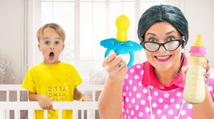 Дядя нанимает странную няню для ребенка