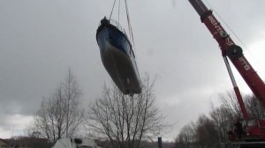 Теплоход "Костромич" пр. 1606. Спуск на воду.