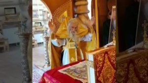 О. Илиодор служит с о. Илием. Май 2020 г.