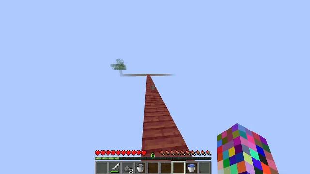 Minecraft 1 блок выживание заходи (IP в описании)