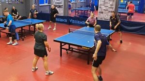 отбор Здобнов/Орлова (1133) - Мешков/Файтельсон (935) 15.03 Парный турнир настольный теннис
