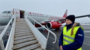 Superjet 100 а/к Россия | Рейс Пенза – Санкт-Петербург