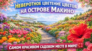 Невероятное цветение цветов на острове Макино, Самом красивом садовом месте в мире! 🌺