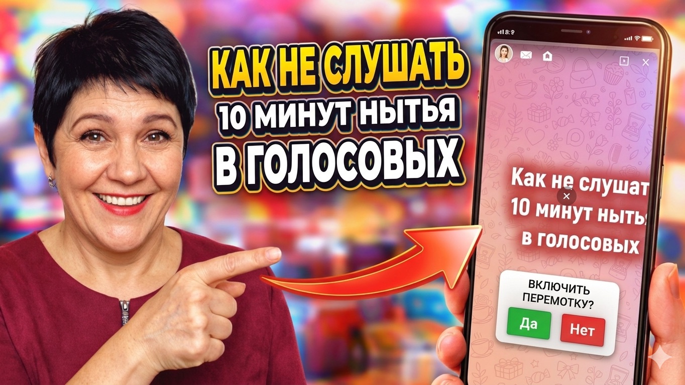 Как не слушать 10 минут нытья в голосовых. Лайфхак с нейросетью