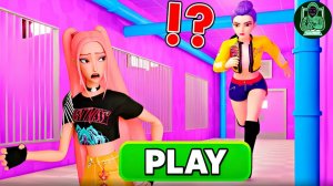 Тюрьма охотников на демонов в стиле Кей-Поп! Игровой процесс в стиле Obby #roblox