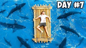 🌊 7 ДНЕЙ В ОТКРЫТОМ МОРЕ! МЫ ПОЧТИ УМЕРЛИ! САМЫЙ ЖЕСТКИЙ ЭКСПЕРИМЕНТ МИСТЕРА БИСТА (7 Days Stranded