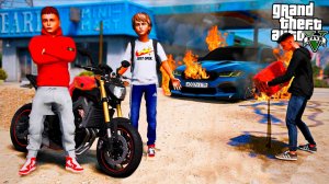 МОЙ ЧОКНУТЫЙ БРАТ УГНАЛ BMW M5 F90 ВИТИ ОПЕРА И ПОДЖОГ ЕЕ! ПОГОНЯ ЗА БРАТОМ! ШКОЛЬНЫЕ БУДНИ ГТА 5