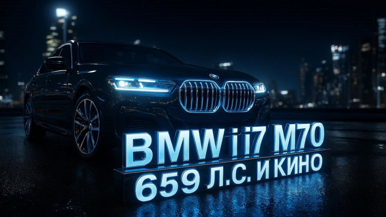 BMW I7 M70 Электрический Флагман  Салон, Экстерьер и Технологии в Деталях