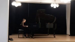 Семенова Ксения. К. Черни - Г. Гермер. Этюд № 6 G-dur II часть