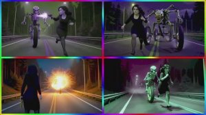 ВЕЛОМОНСТР ПРЕСЛЕДУЕТ ПОДРУЖКУ! 🚲 ПОГОНЯ И ВЕСЕЛЫЙ ТАНЕЦ МАШИНКИ 🦖 МУЛЬТИК ДЛЯ ДЕТЕЙ