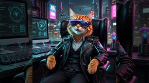 кот с юмором