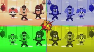 ШЕРИФ ЛАБРАДОР Против ГЕРОЕВ МУЛЬТИКОВ 🐶 ЭПИЧЕСКАЯ БИТВА Мультяшных ЗВЕРЕЙ! (Кофен Дэнс)