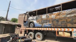 Из сгоревшего в новый автобус. Пакистан