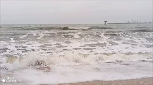 Берег на институте 18 февраля. Шум моря, отличная релаксация.