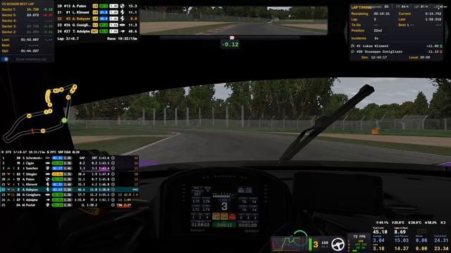 iRacing - 13th Week GT3 Challenge - Fixed - Imola