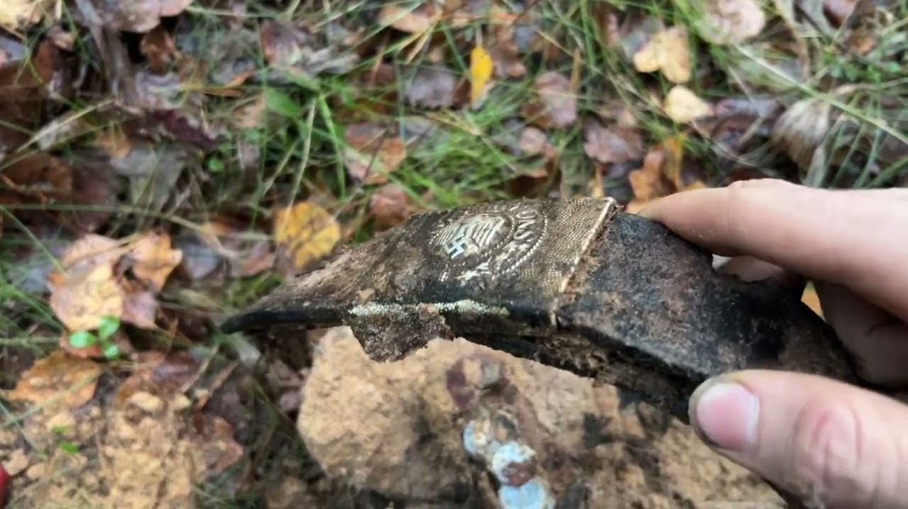 Коп по войне. Нашли солдата вермахта в траншее.