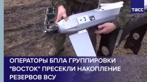 Операторы БПЛА группировки "Восток" пресекли накопление резервов ВСУ