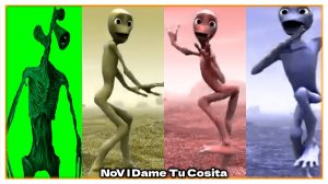 Зелёный Человек Танцует Dame Tu Cosita Music Video 2025 Гумибер и Сиреноголовый #63 в Tiles Hop