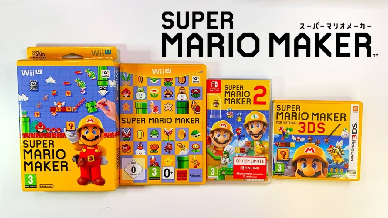 Моя коллекция Super Mario Maker Wii U 3DS и Switch