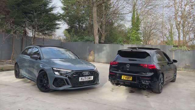 AUDI RS3 против GOLF R Сравнительный тест#Volkswagen#VAG#GTI#Golf#подбор#обзор#фольксваген#audi#ауди
