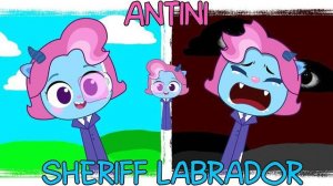 Мой Sprunki OC Шериф Лабрадор Антини! Хранитель порядка в мире Sprunki