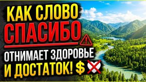 За какие вещи нельзя говорить спасибо? Иначе отдадите своё здоровье, достаток и все жизненные силы