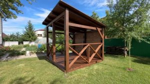 Беседка из бруса